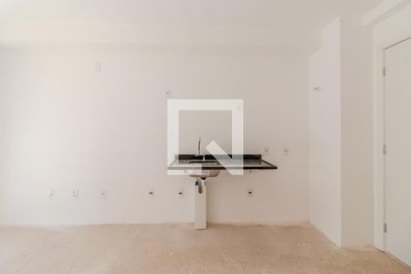 Sala/Cozinha de apartamento à venda com 1 quarto, 28m² em Pinheiros, São Paulo