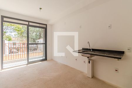 Sala/Cozinha de apartamento à venda com 1 quarto, 28m² em Pinheiros, São Paulo