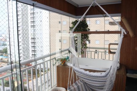 Varanda da Sala de apartamento à venda com 3 quartos, 97m² em Santa Paula, São Caetano do Sul