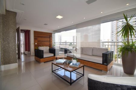 Varanda gourmet de apartamento à venda com 4 quartos, 242m² em Chácara Santo Antônio (Zona Leste), São Paulo