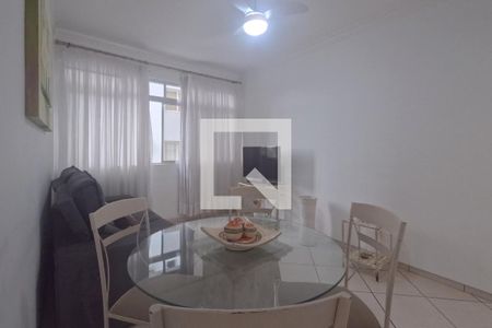 Sala de apartamento para alugar com 1 quarto, 57m² em Boqueirão, Santos