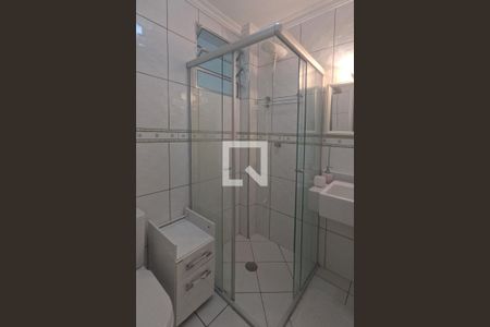 Banheiro Social de apartamento para alugar com 1 quarto, 57m² em Boqueirão, Santos