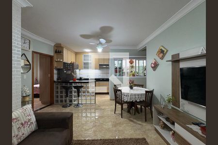 Sala de apartamento à venda com 2 quartos, 48m² em Vila Bela Vista, Santo André