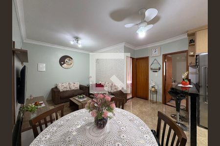 Sala de apartamento à venda com 2 quartos, 48m² em Vila Bela Vista, Santo André