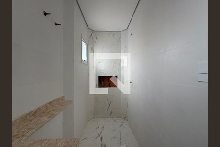 Banheiro da Suíte de apartamento à venda com 2 quartos, 90m² em Vila Curuçá, Santo André