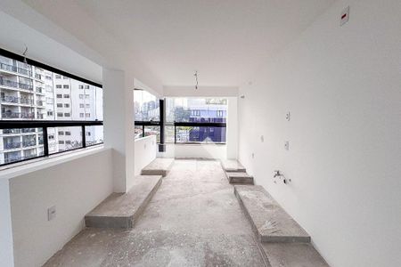 Sala/Cozinha de apartamento à venda com 3 quartos, 264m² em Vila Madalena, São Paulo