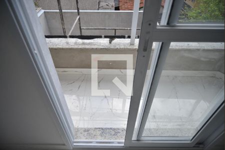 Varanda da Sala de apartamento à venda com 3 quartos, 105m² em Vila Curuçá, Santo André