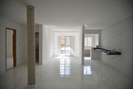 Sala de apartamento à venda com 3 quartos, 105m² em Vila Curuçá, Santo André