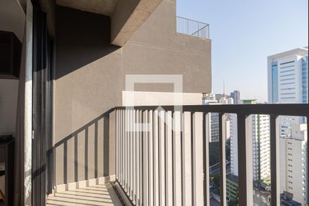 Varanda do Studio de kitnet/studio à venda com 1 quarto, 19m² em Bela Vista, São Paulo