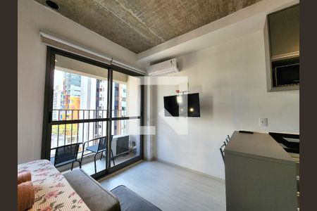 Studio de kitnet/studio para alugar com 1 quarto, 25m² em Indianópolis, São Paulo