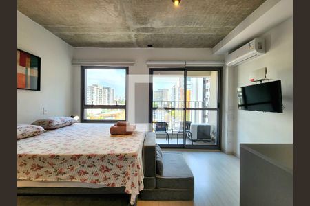 Studio de kitnet/studio para alugar com 1 quarto, 25m² em Indianópolis, São Paulo