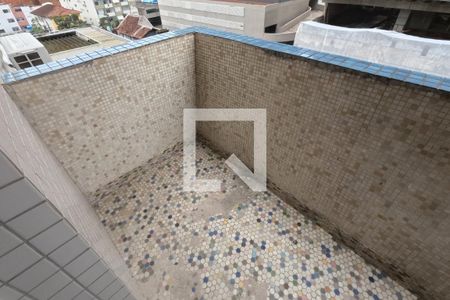 Varanda do Quarto 1 de apartamento para alugar com 3 quartos, 80m² em Gonzaga, Santos