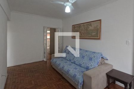 Sala  de apartamento para alugar com 3 quartos, 80m² em Gonzaga, Santos