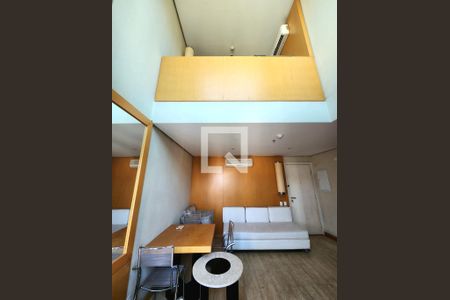 Sala de apartamento à venda com 1 quarto, 68m² em Indianópolis, São Paulo
