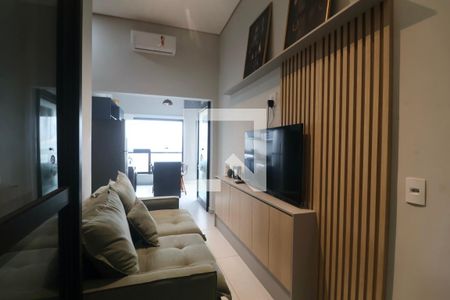Sala de apartamento para alugar com 2 quartos, 50m² em Parque Enseada, Guarujá