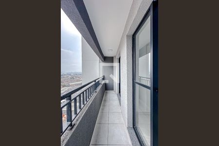 Varanda da Sala de apartamento para alugar com 1 quarto, 30m² em Belenzinho, São Paulo