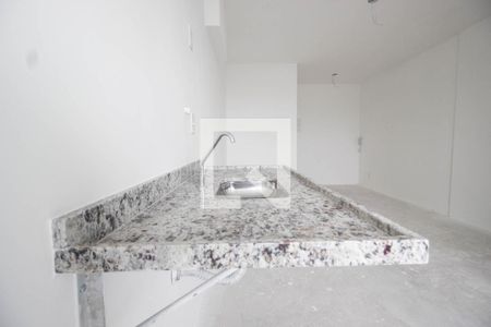 Sala/Cozinha de apartamento à venda com 1 quarto, 28m² em Jardim São Paulo, São Paulo