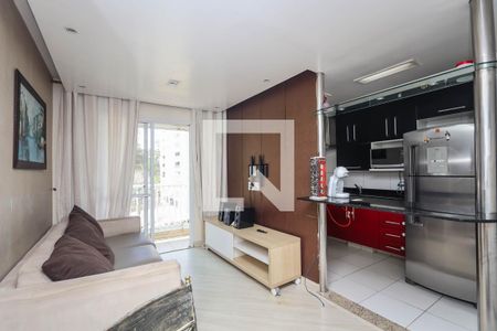 Sala de apartamento para alugar com 2 quartos, 49m² em Parque Reboucas, São Paulo