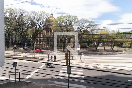 Vista da Sala de apartamento à venda com 3 quartos, 119m² em Centro Histórico, Porto Alegre