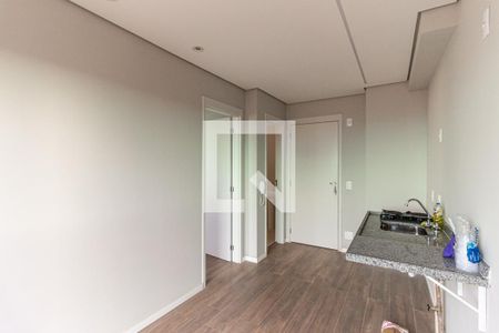 Sala/Cozinha de apartamento para alugar com 1 quarto, 27m² em Centro Histórico de São Paulo, São Paulo