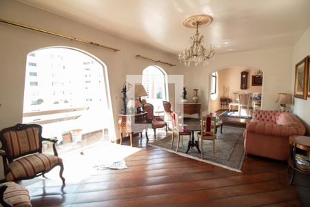 Sala de apartamento à venda com 4 quartos, 214m² em Brooklin, São Paulo