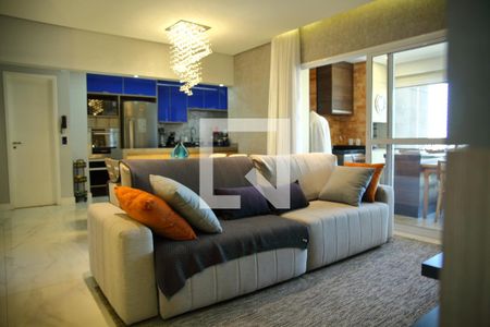 Sala de apartamento para alugar com 3 quartos, 116m² em Baeta Neves, São Bernardo do Campo