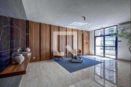 Hall de entrada de apartamento para alugar com 2 quartos, 87m² em Jardim Bela Vista, Santo André