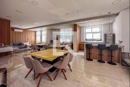 Área comum - Salão de festas de apartamento para alugar com 2 quartos, 87m² em Jardim Bela Vista, Santo André