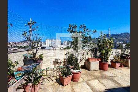 Varanda da Sala de apartamento à venda com 4 quartos, 102m² em Praça da Bandeira, Rio de Janeiro