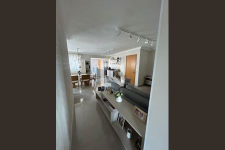 Sala de apartamento à venda com 3 quartos, 118m² em Vila Valparaíso, Santo André