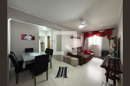Sala de apartamento à venda com 2 quartos, 60m² em Vila Lutécia, Santo André