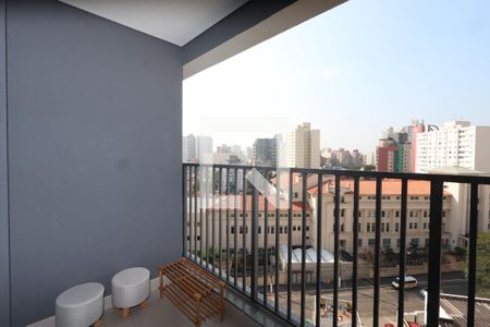 Varanda de kitnet/studio para alugar com 1 quarto, 23m² em Vila Mariana, São Paulo