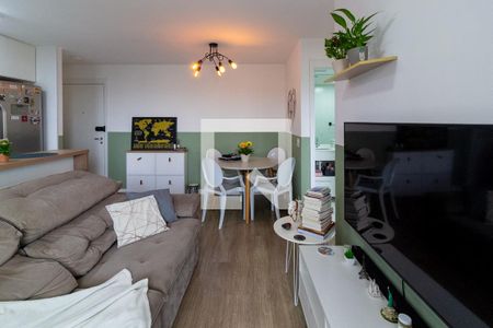 Sala de apartamento à venda com 2 quartos, 61m² em Campininha, São Paulo