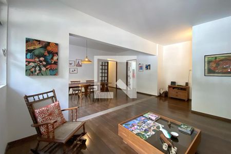 Sala de apartamento à venda com 4 quartos, 160m² em Santo Antônio, Belo Horizonte
