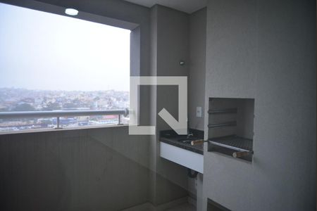 Varanda gourmet de apartamento à venda com 2 quartos, 55m² em Vila Tibiriçá, Santo André