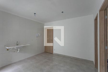 Sala/Cozinha de apartamento à venda com 1 quarto, 29m² em Centro, Diadema