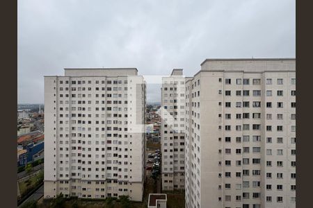 Vista da sala de apartamento à venda com 2 quartos, 44m² em Parque Sao Vicente, Santo André