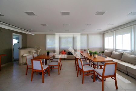 Área comum - Salão de festas de apartamento à venda com 2 quartos, 44m² em Parque Sao Vicente, Santo André