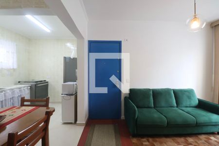 Sala de apartamento para alugar com 2 quartos, 60m² em Jardim Tres Marias, Guarujá