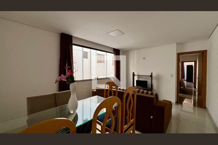 Sala de apartamento à venda com 3 quartos, 74m² em Monsenhor Messias, Belo Horizonte