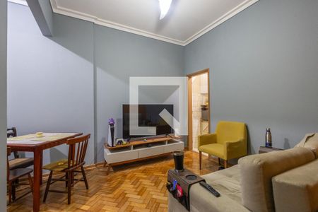Sala de apartamento à venda com 1 quarto, 50m² em Tijuca, Rio de Janeiro