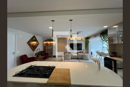 Sala de apartamento à venda com 2 quartos, 130m² em Brooklin, São Paulo