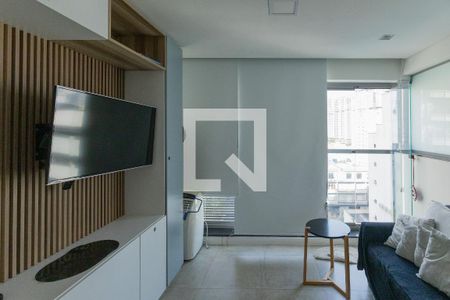 Sala de apartamento à venda com 1 quarto, 29m² em Vila Cordeiro, São Paulo