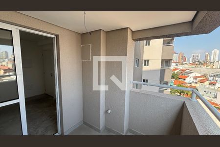 Varanda de apartamento à venda com 2 quartos, 57m² em Jardim Bela Vista, Santo André