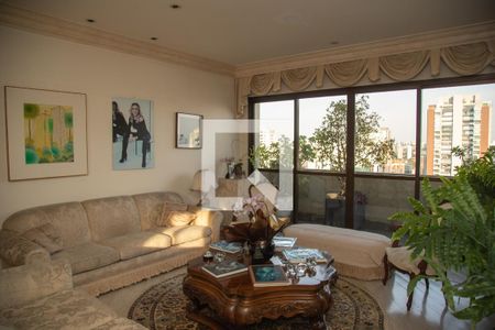 Sala de apartamento à venda com 4 quartos, 460m² em Campo Belo, São Paulo