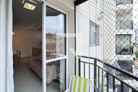 Varanda da Sala de apartamento à venda com 3 quartos, 63m² em Nova Petrópolis, São Bernardo do Campo