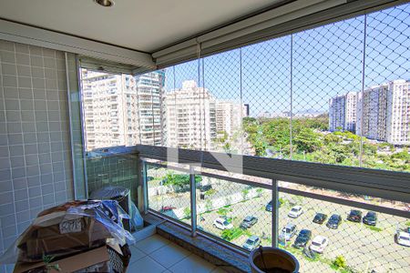 Sala - varanda de apartamento para alugar com 3 quartos, 73m² em Barra Olímpica, Rio de Janeiro