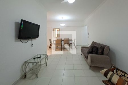 Sala de apartamento para alugar com 2 quartos, 90m² em Canto do Forte, Praia Grande
