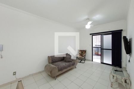 Sala de apartamento para alugar com 2 quartos, 90m² em Canto do Forte, Praia Grande