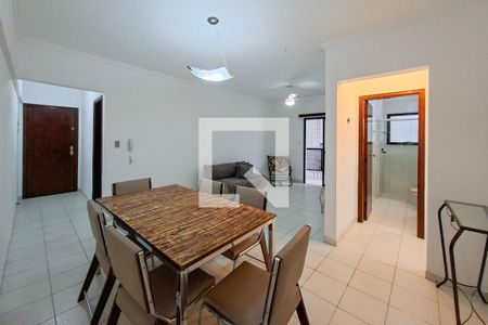 Sala de apartamento para alugar com 2 quartos, 90m² em Canto do Forte, Praia Grande